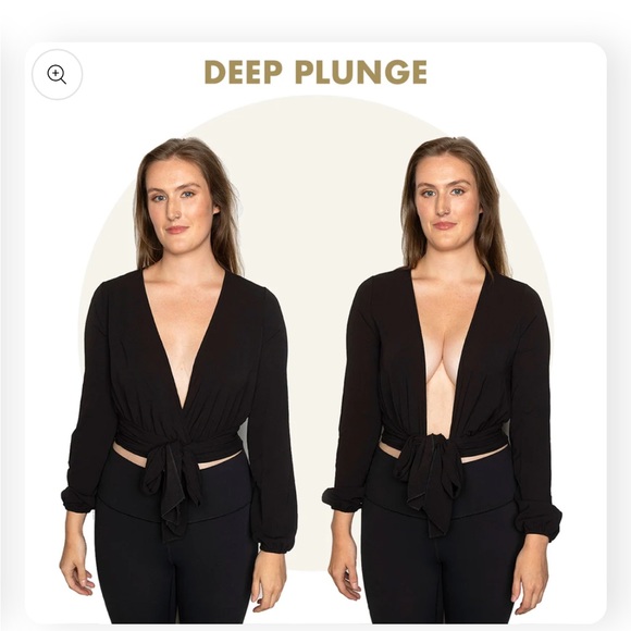 Misses Kisses Intimates & Sleepwear Misses Kisses Deep Plunge Bra